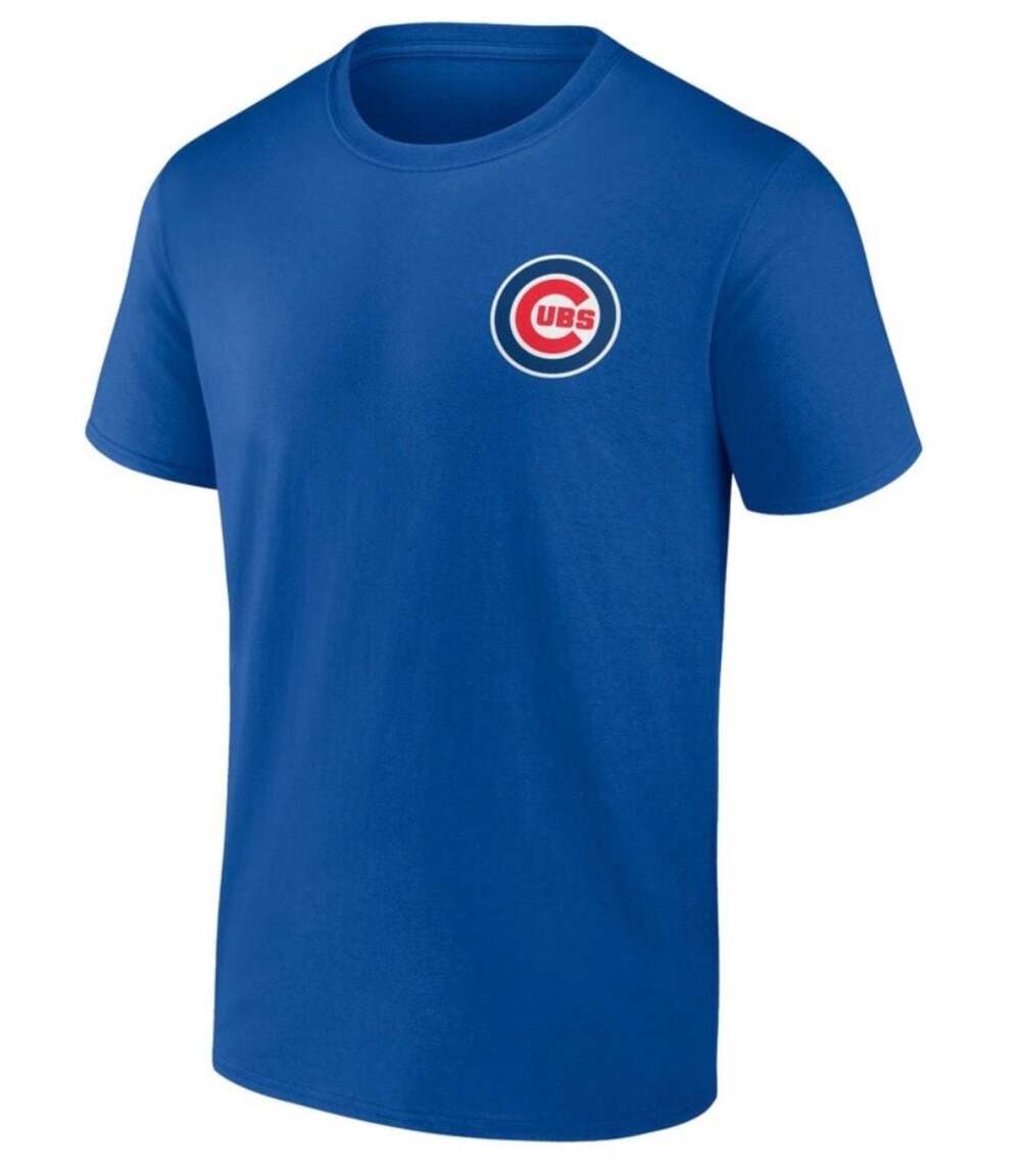 Gildan Softstyle Chicago Cubs Royal Blue Graphic T-Shirt  XL